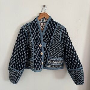 Veronica Beard Reversible Quilt Jacket